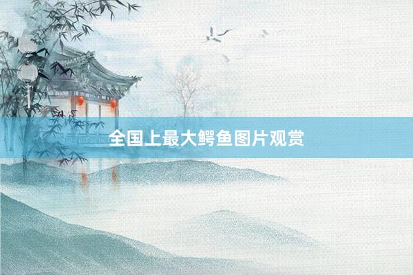 全国上最大鳄鱼图片观赏